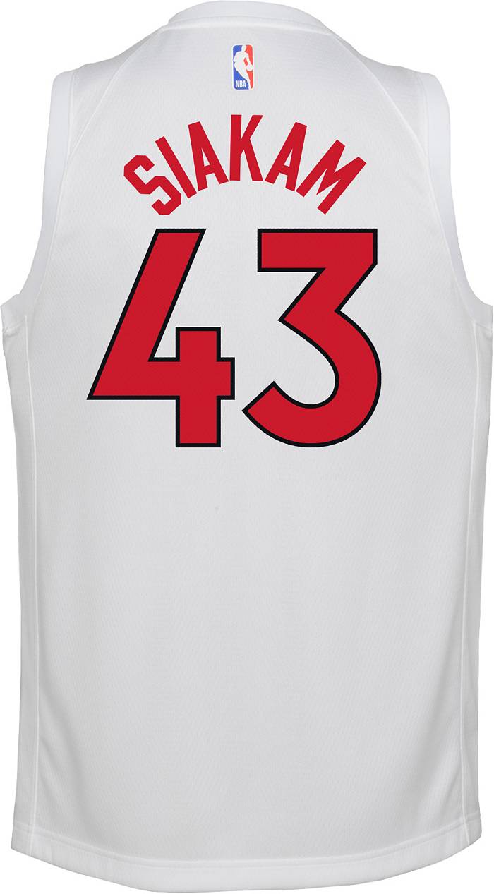  Pascal Siakam Toronto Raptors #43 Youth 8-20 Red Icon Edition  Swingman Jersey (8) : Sports & Outdoors