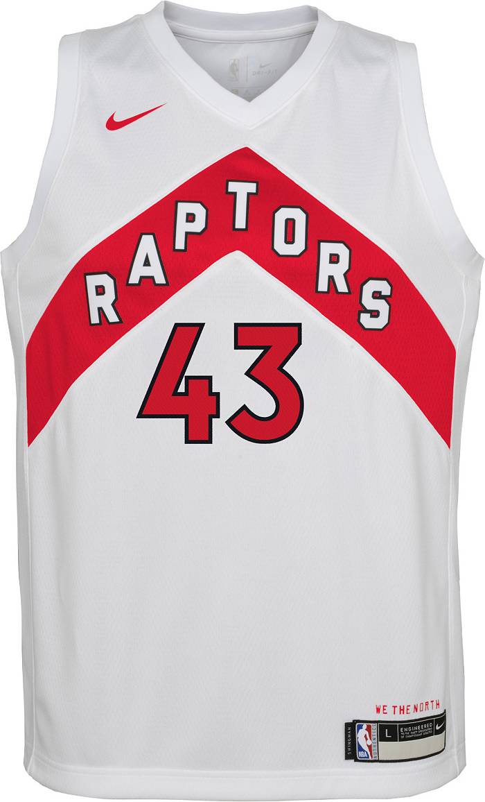 Pascal Siakam Toronto Raptors #43 Red Kids 4-7 Icon Edition Replica Jersey