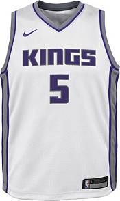 Nike Youth Sacramento Kings De'Aaron Fox #5 Dri-FIT Swingman White Jersey product image