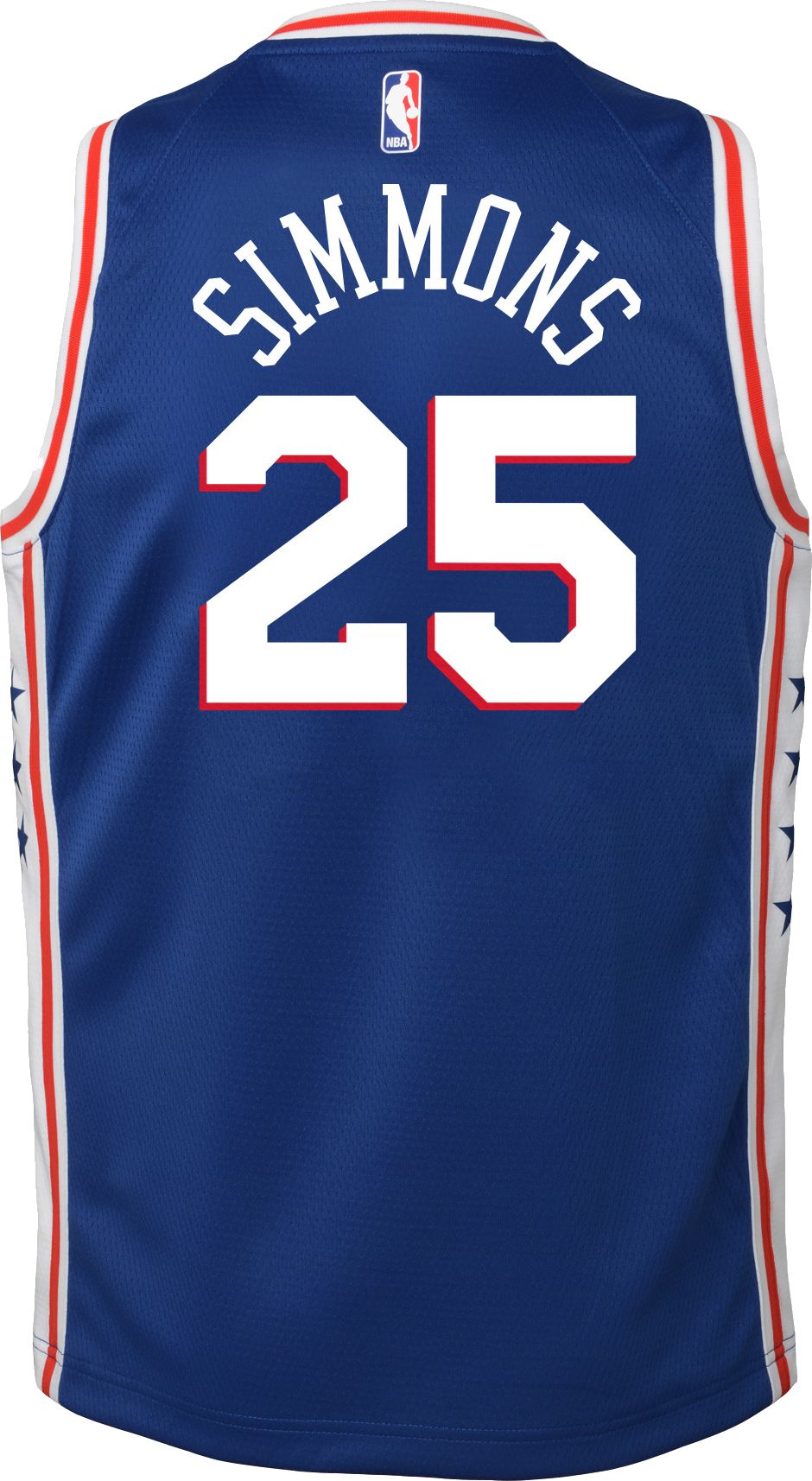 Nike Youth Philadelphia 76ers Ben Simmons #25 Royal Dri-FIT Swingman Jersey product image