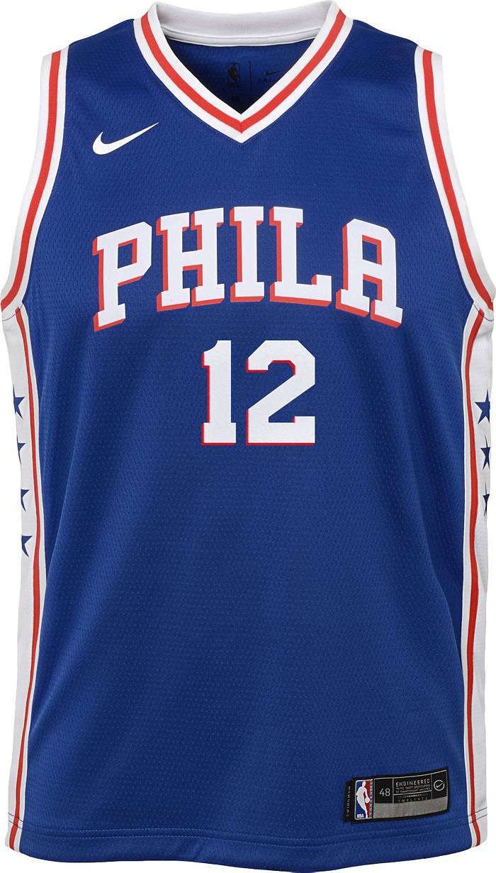 Nike Youth Philadelphia 76ers Tobias Harris #12 Blue Dri-FIT Icon