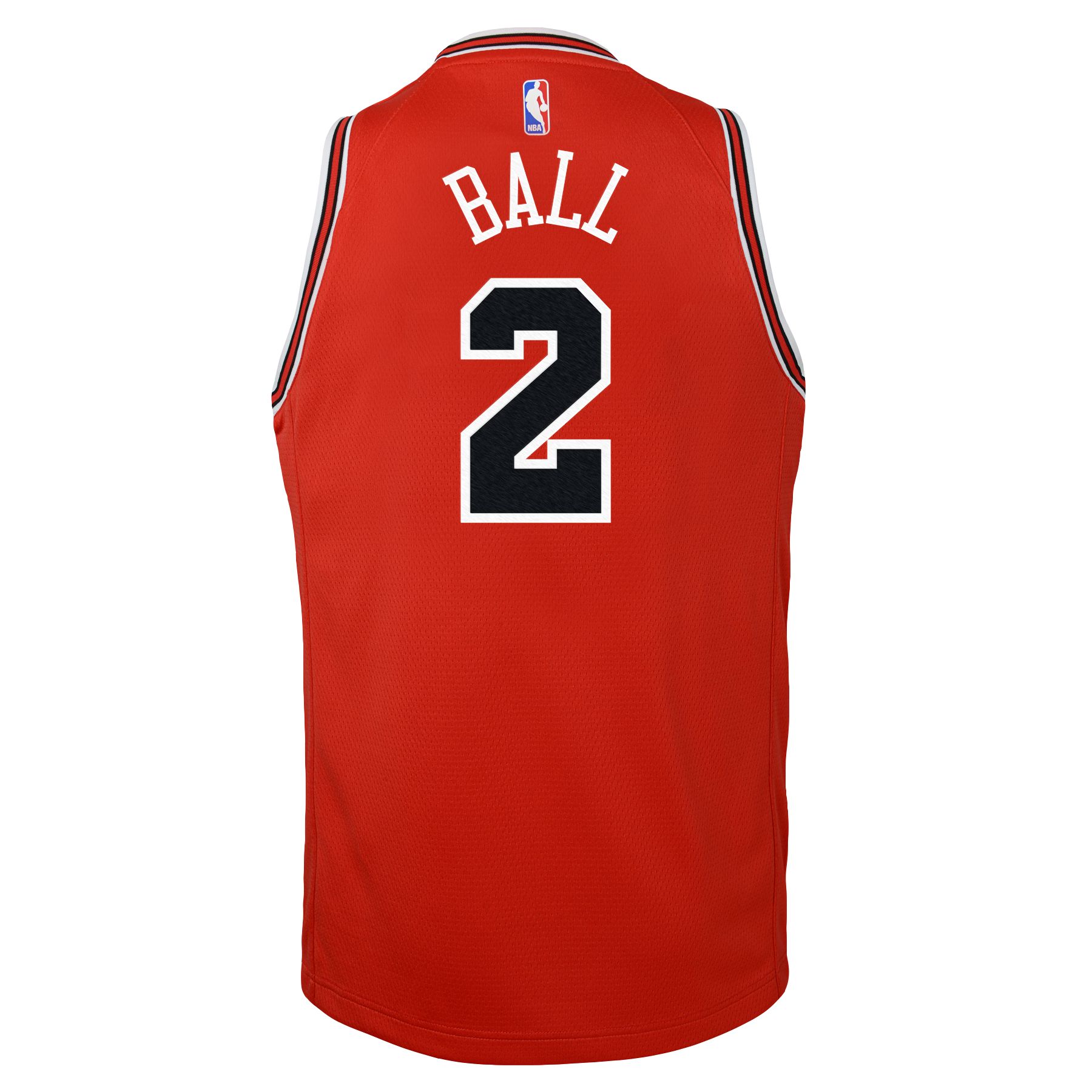 Nike Youth Chicago Bulls Lonzo Ball #2 Red Dri-FIT Swingman Jersey product image