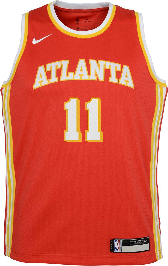 Nike Youth Atlanta Hawks Trae Young #11 Red Dri-FIT Swingman
