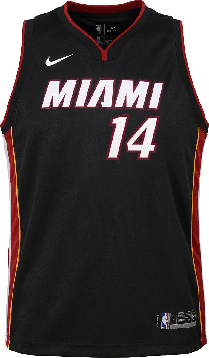 Nike Men's Miami Heat Kyle Lowry #7 Black Dri-FIT Swingman Jersey
