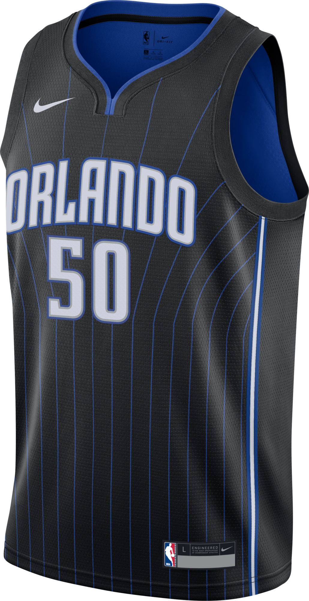 Nike Youth Orlando Magic Cole Anthony #50 Black Swingman Icon Jersey product image
