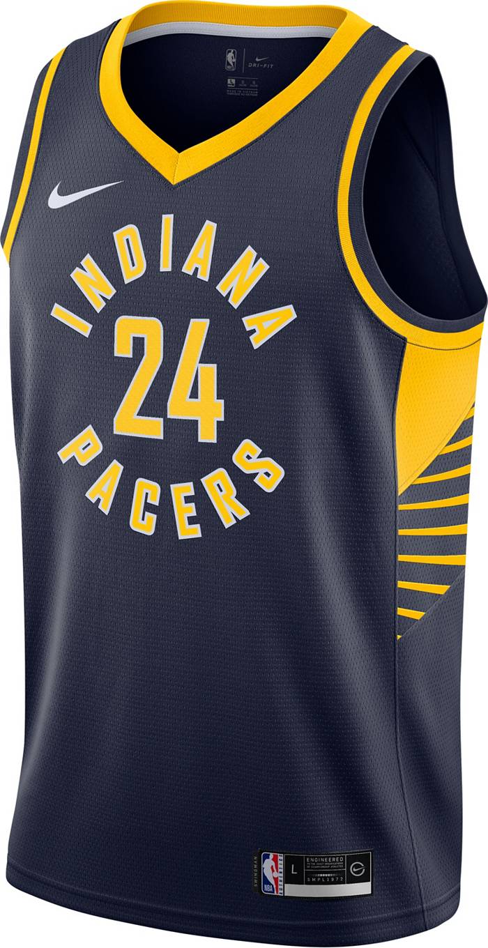 Big & Tall Men's Buddy Hield Indiana Pacers Nike Authentic Navy Jersey -  Icon Edition