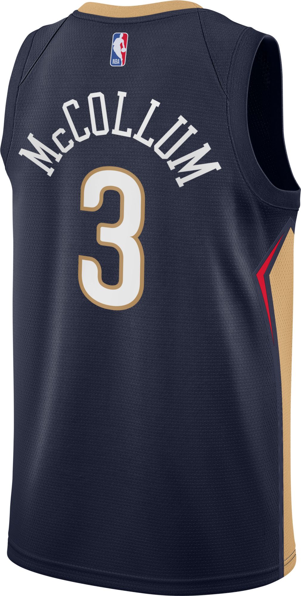 Nike Youth New Orleans Pelicans CJ McCollum #3 Navy Swingman Jersey product image