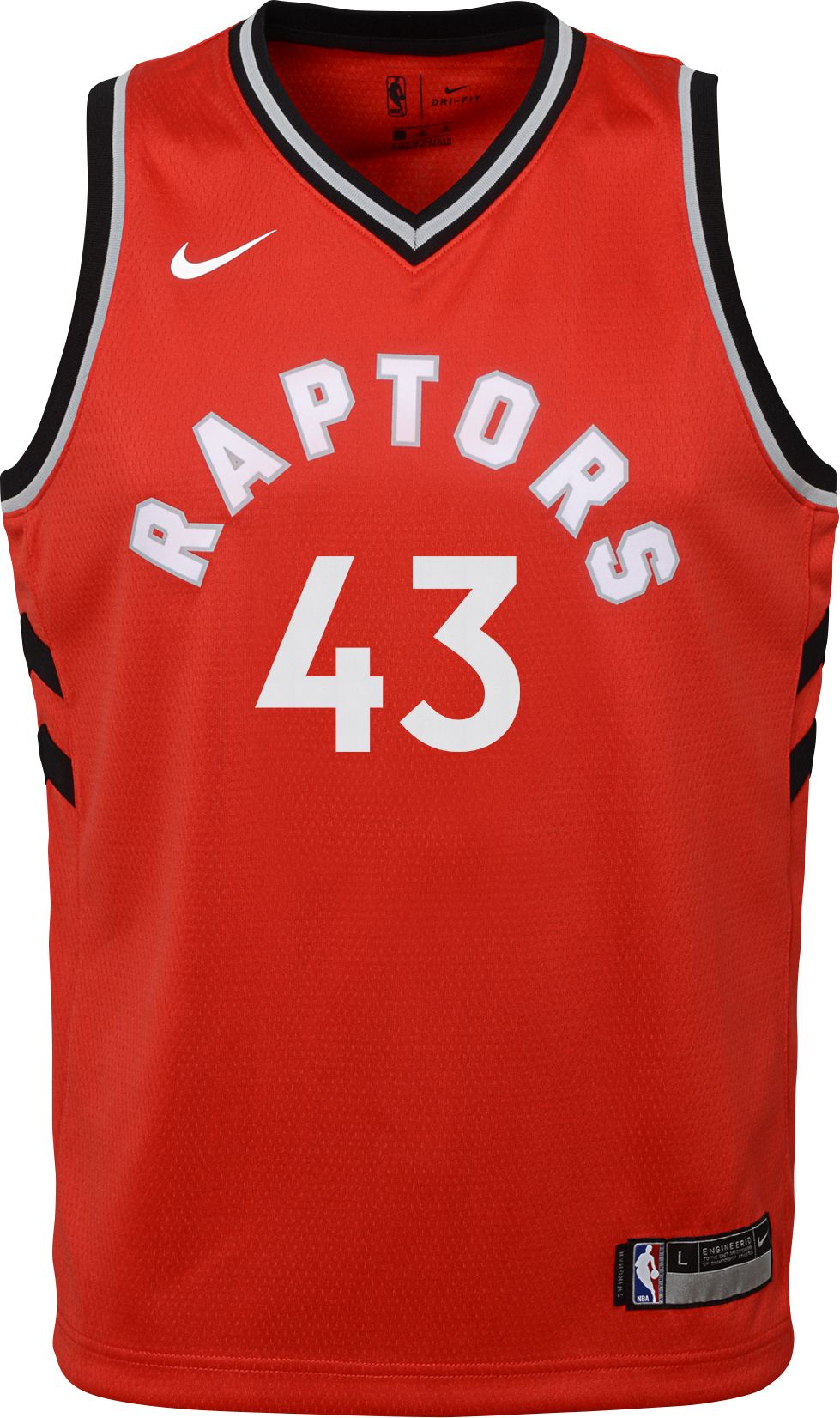 Men's Nike Toronto Raptors No43 Pascal Siakam Red Basketball Swingman Earned Edition Jersey