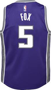 Nike Youth Sacramento Kings De'Aaron Fox #5 Purple Dri-FIT Swingman Jersey product image