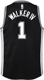 Nike Youth San Antonio Spurs Lonnie Walker IV #1 Black Dri-FIT Swingman Jersey product image