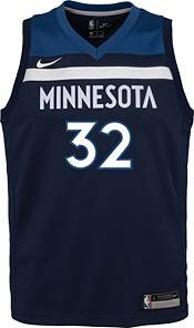 Nike Youth Minnesota Timberwolves Karl-Anthony towns #32 Hardwood Classic T-Shirt, Boys', Small, White