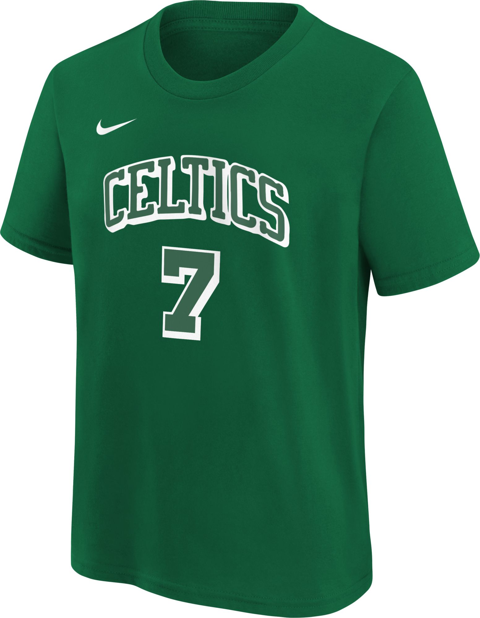 Nike Youth 2021-22 City Edition Boston Celtics Jaylen Brown #7 Green Player T-Shirt product image