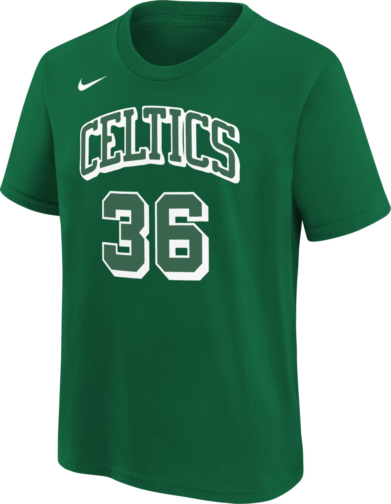 Nike Youth 2021-22 City Edition Boston Celtics Marcus Smart #36 Green Player T-Shirt product image