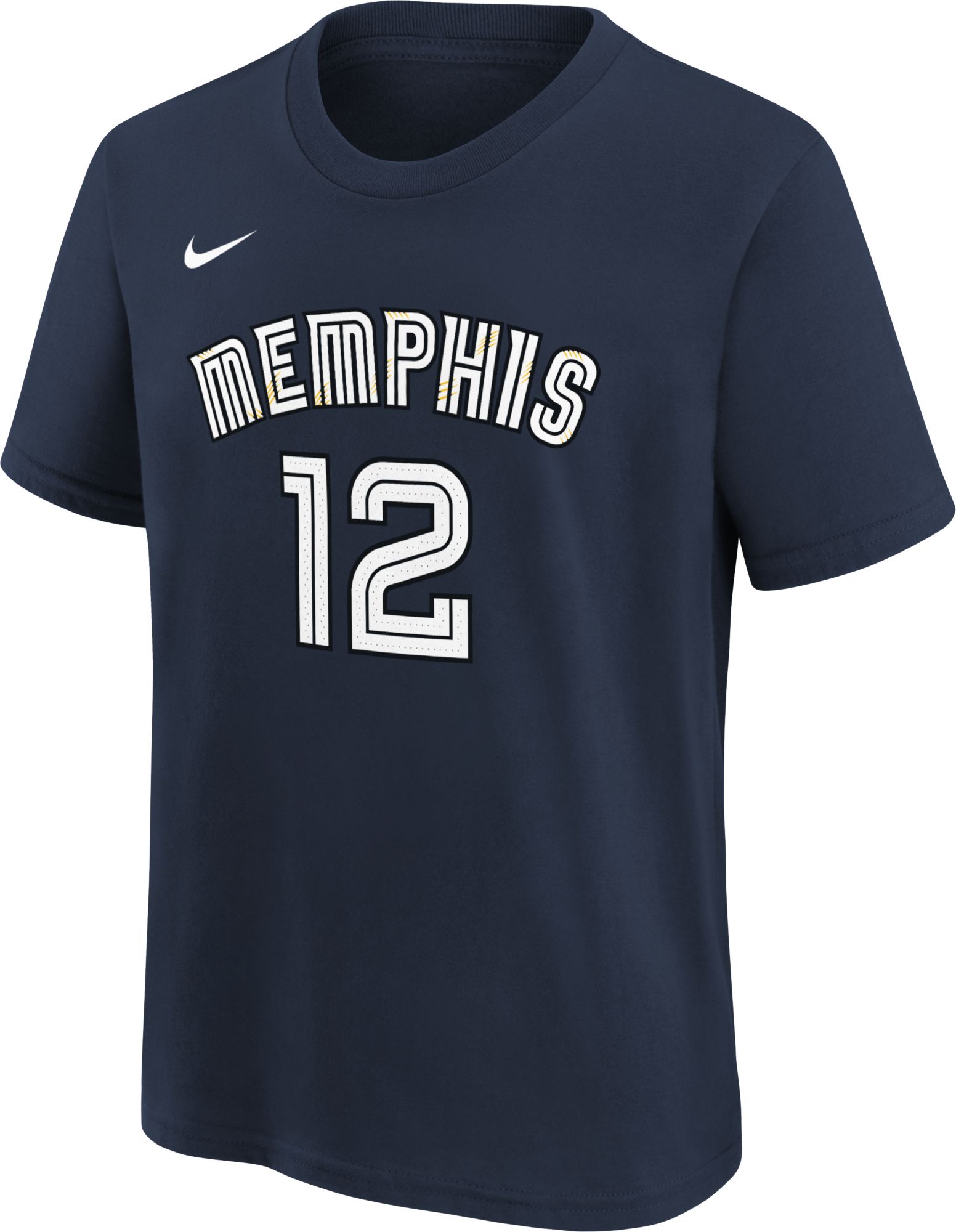 Nike Youth 2021-22 City Edition Memphis Grizzlies Ja Morant #12 Navy Player T-Shirt product image