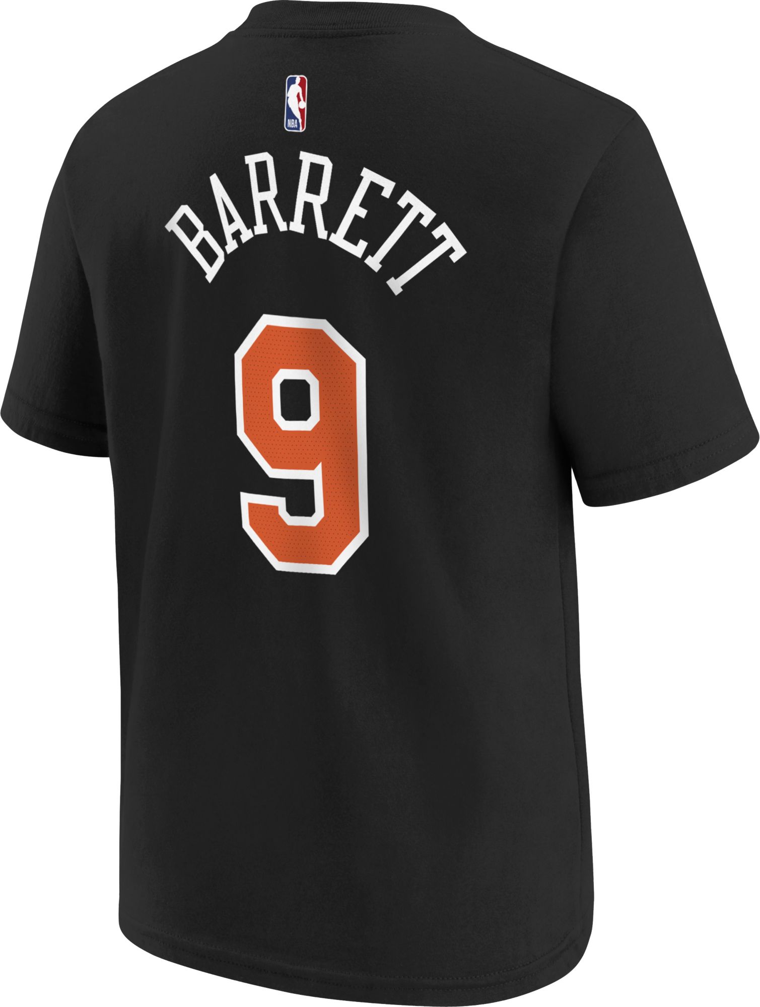 Nike Youth 2021-22 City Edition New York Knicks RJ Barrett #9 Black Player T-Shirt product image