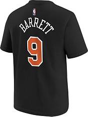 Nike Youth 2021-22 City Edition New York Knicks RJ Barrett #9 Black Player T-Shirt product image