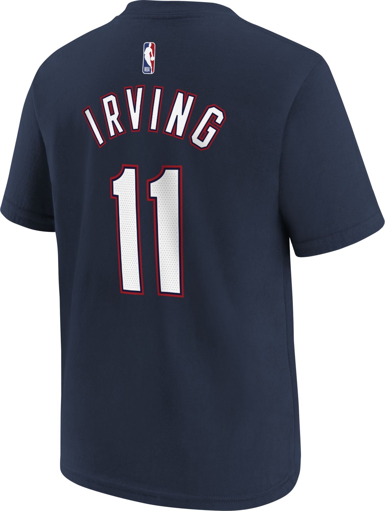 Nike Youth 2021-22 City Edition Brooklyn Nets Kyrie Irving #11 Navy Player T-Shirt product image