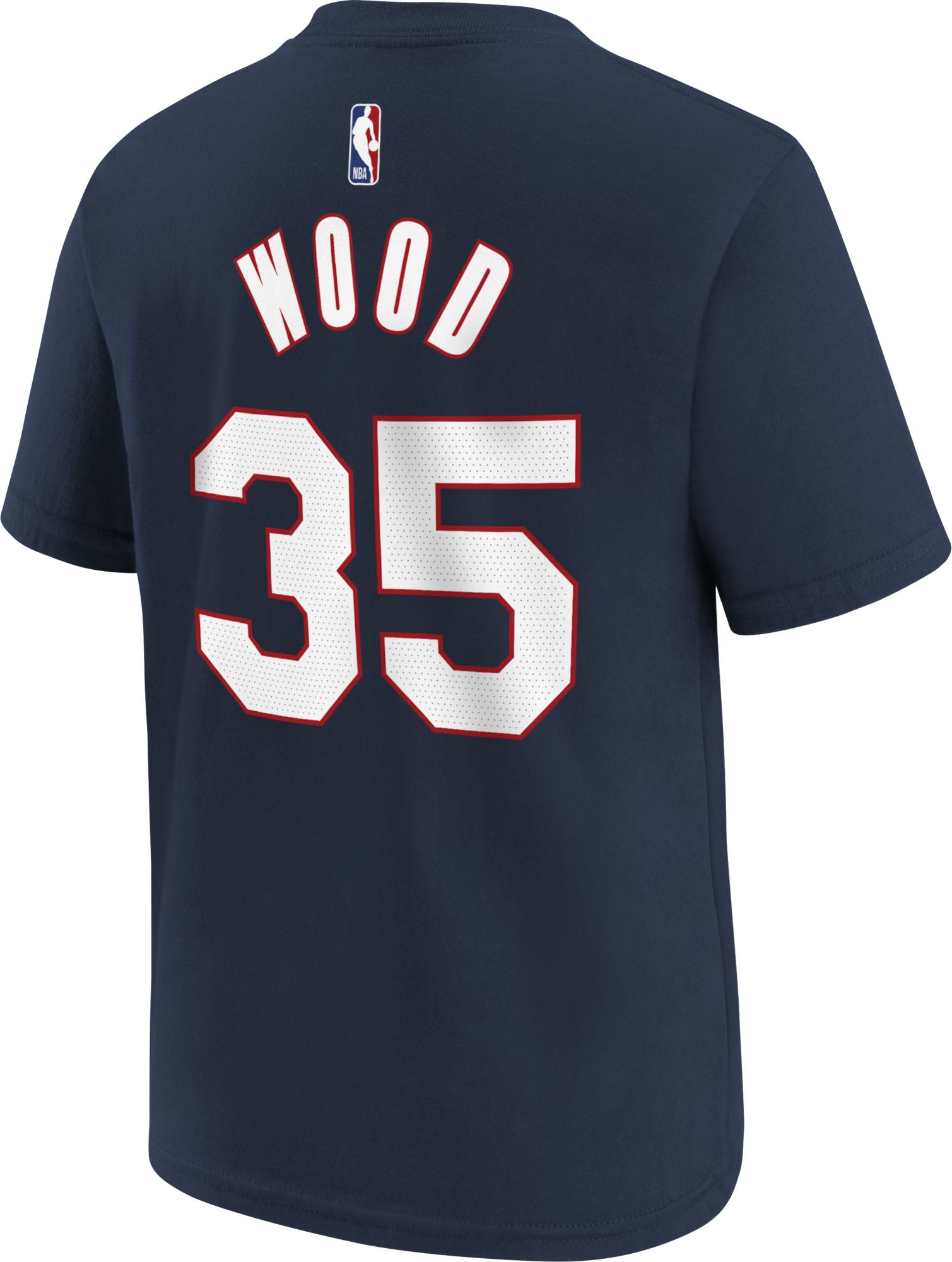 Nike Youth 2021-22 City Edition Houston Rockets Christian Wood #35 Navy Player T-Shirt product image