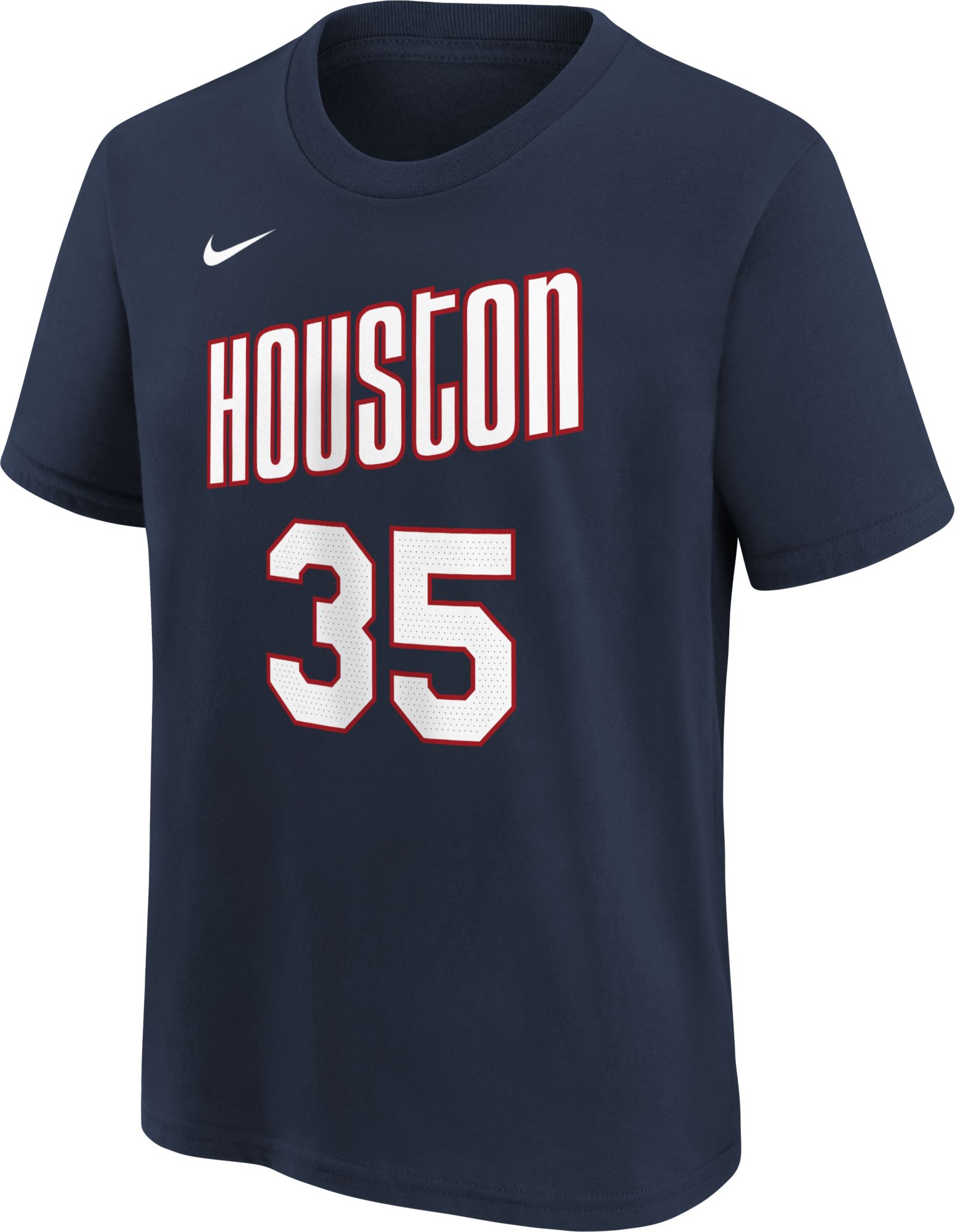 Nike Youth 2021-22 City Edition Houston Rockets Christian Wood #35 Navy Player T-Shirt product image