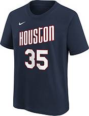 Nike Youth 2021-22 City Edition Houston Rockets Christian Wood #35 Navy Player T-Shirt product image