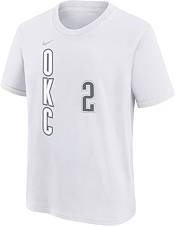 Nike Youth 2021-22 City Edition Oklahoma City Thunder Shai Gilgeous-Alexander #2 White Player T-Shirt product image
