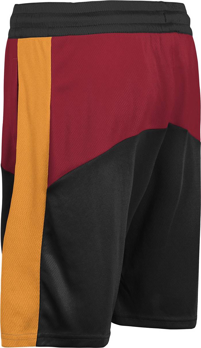 Black/Red/Gold Basketball Shorts