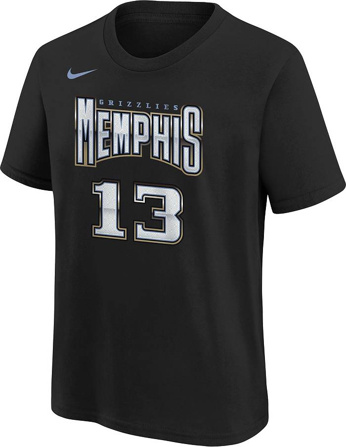 Outerstuff Nike Youth Memphis Grizzlies Grey Parks & Wreck Long Sleeve T-Shirt, Boys', Medium, Gray