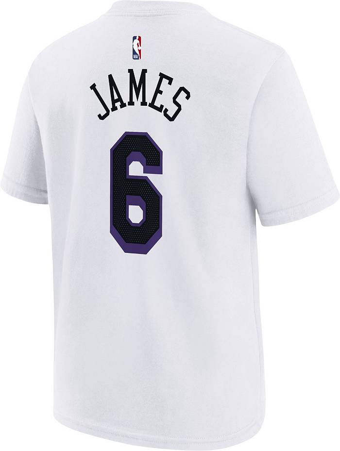 Youth Los Angeles Lakers LeBron James Nike White 2020/21 Swingman Jersey -  City Edition