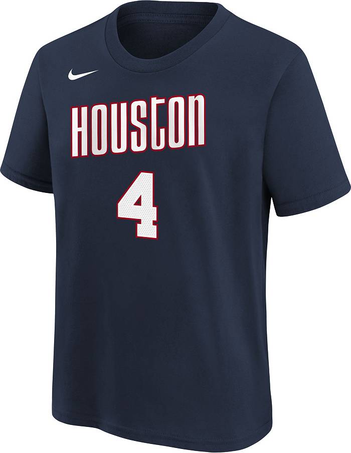 Houston Rockets New Era 2022/23 City Edition Brushed Jersey T-Shirt - Navy