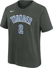 Nike Youth 2022-23 City Edition Oklahoma City Thunder Shai Gilgeous-Alexander #2 Grey Cotton T-Shirt product image