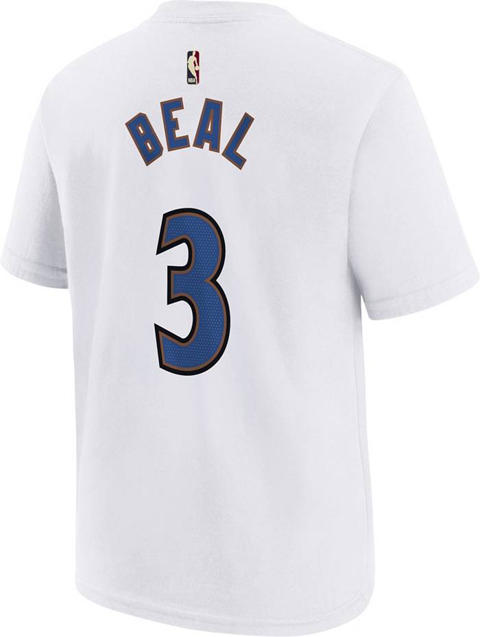 Nike / Youth 2021-22 City Edition Washington Wizards Bradley Beal #3 Royal  Player T-Shirt