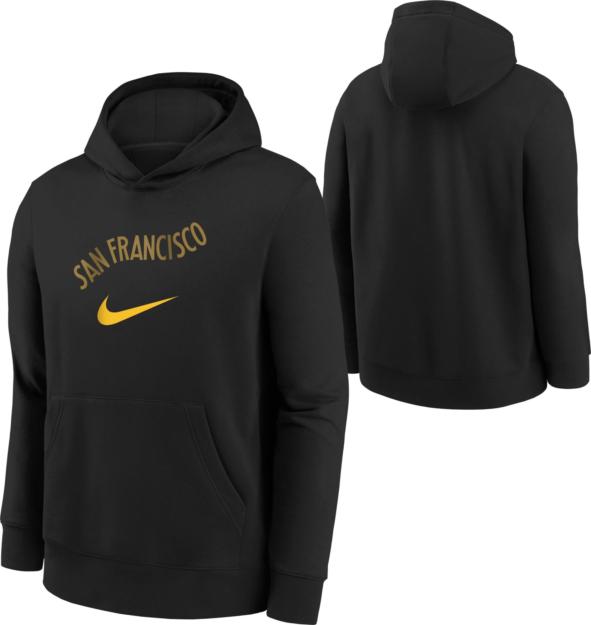 Nike Youth 2023-24 City Edition Golden State Warriors Pullover Hoodie