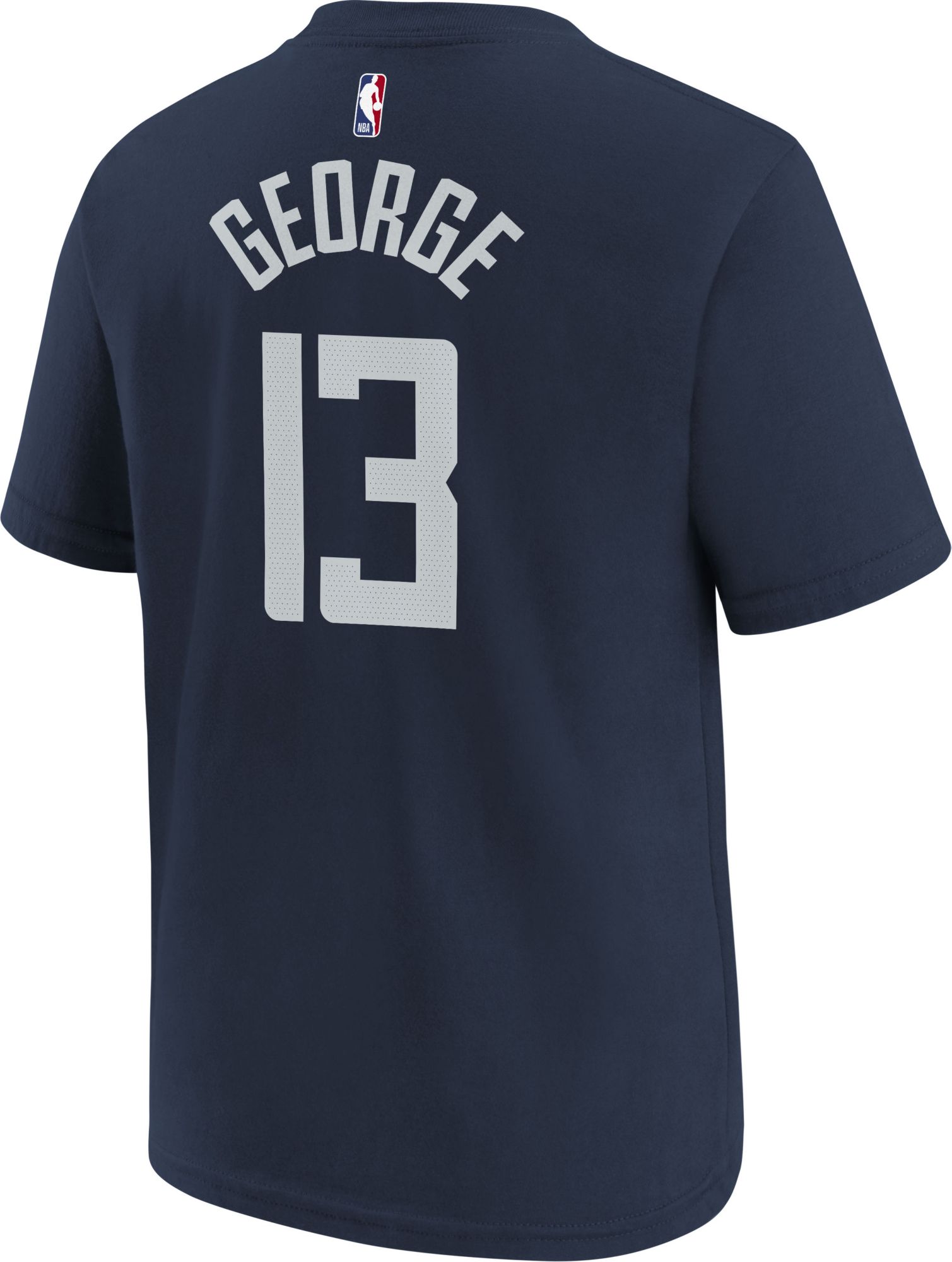 Nike Youth 2023-24 City Edition Los Angeles Clippers Paul George #13 Navy T-Shirt