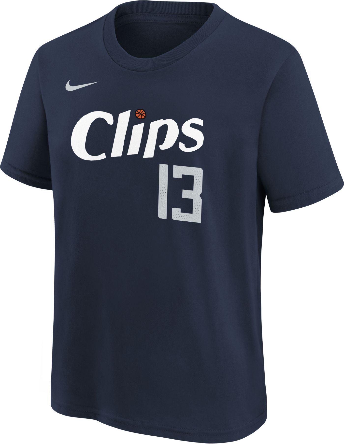 Nike Youth 2023 24 City Edition Los Angeles Clippers Paul George 13 Navy T Shirt Dick s Sporting Goods