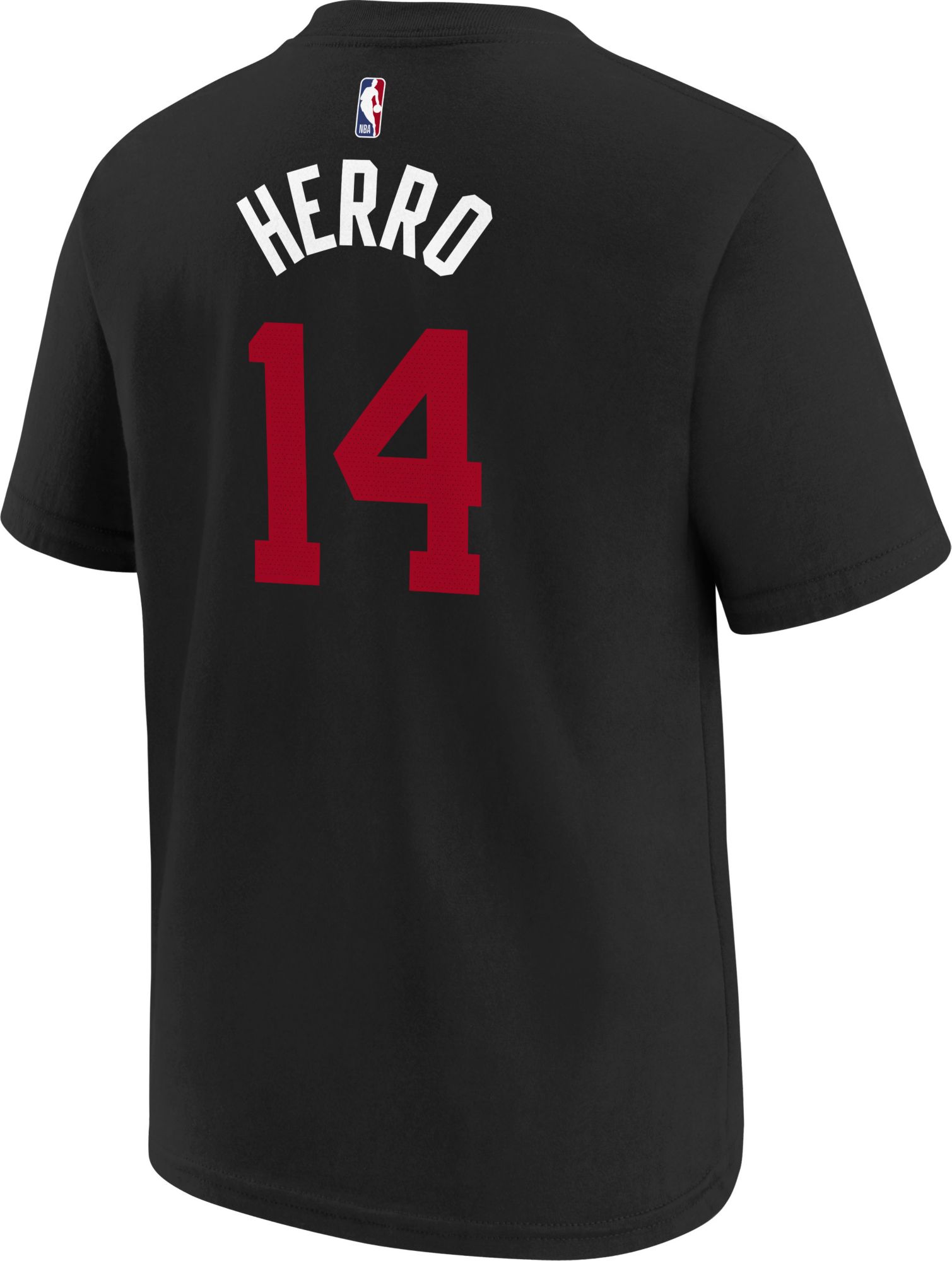 Nike Youth 2023-24 City Edition Miami Heat Tyler Herro #14 Black T-Shirt