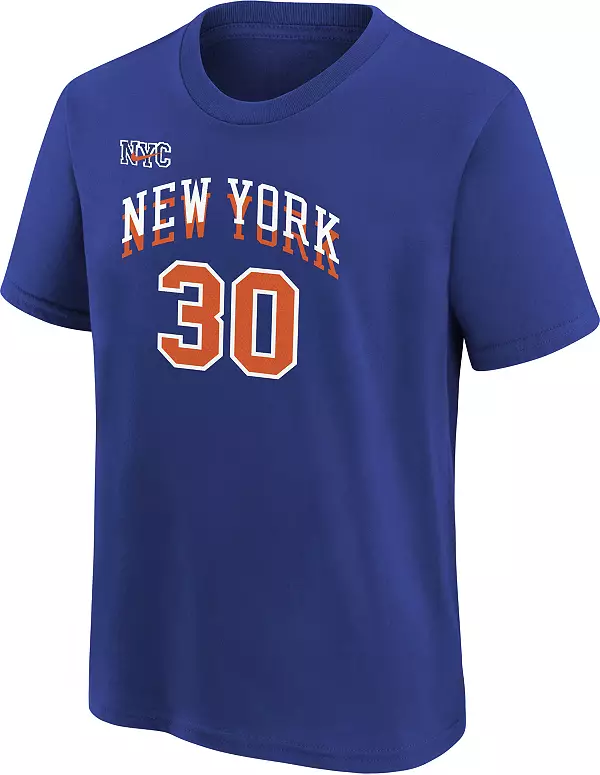 Nike Youth 2023-24 City Edition New York Knicks Julius Randle #30 Blue ...