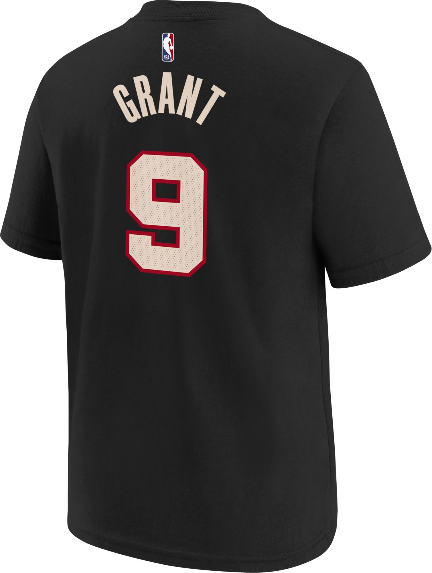 Nike Youth 2023-24 City Edition Portland Trail Blazers Jerami Grant #9 Black T-Shirt
