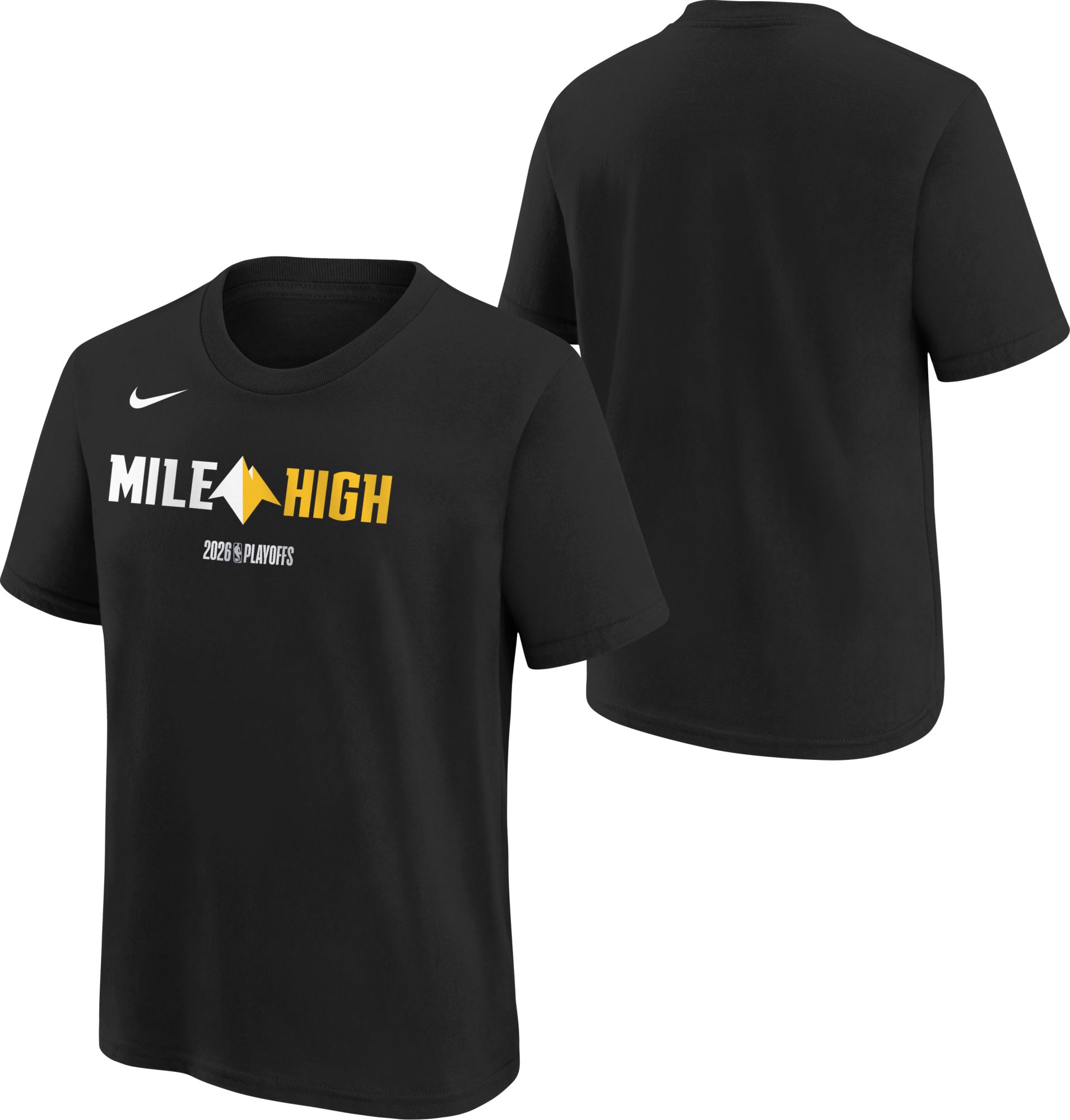 Nike Youth 'MILE HIGH' 2025-26 NBA Playoffs Denver Nuggets Mantra T-Shirt product image