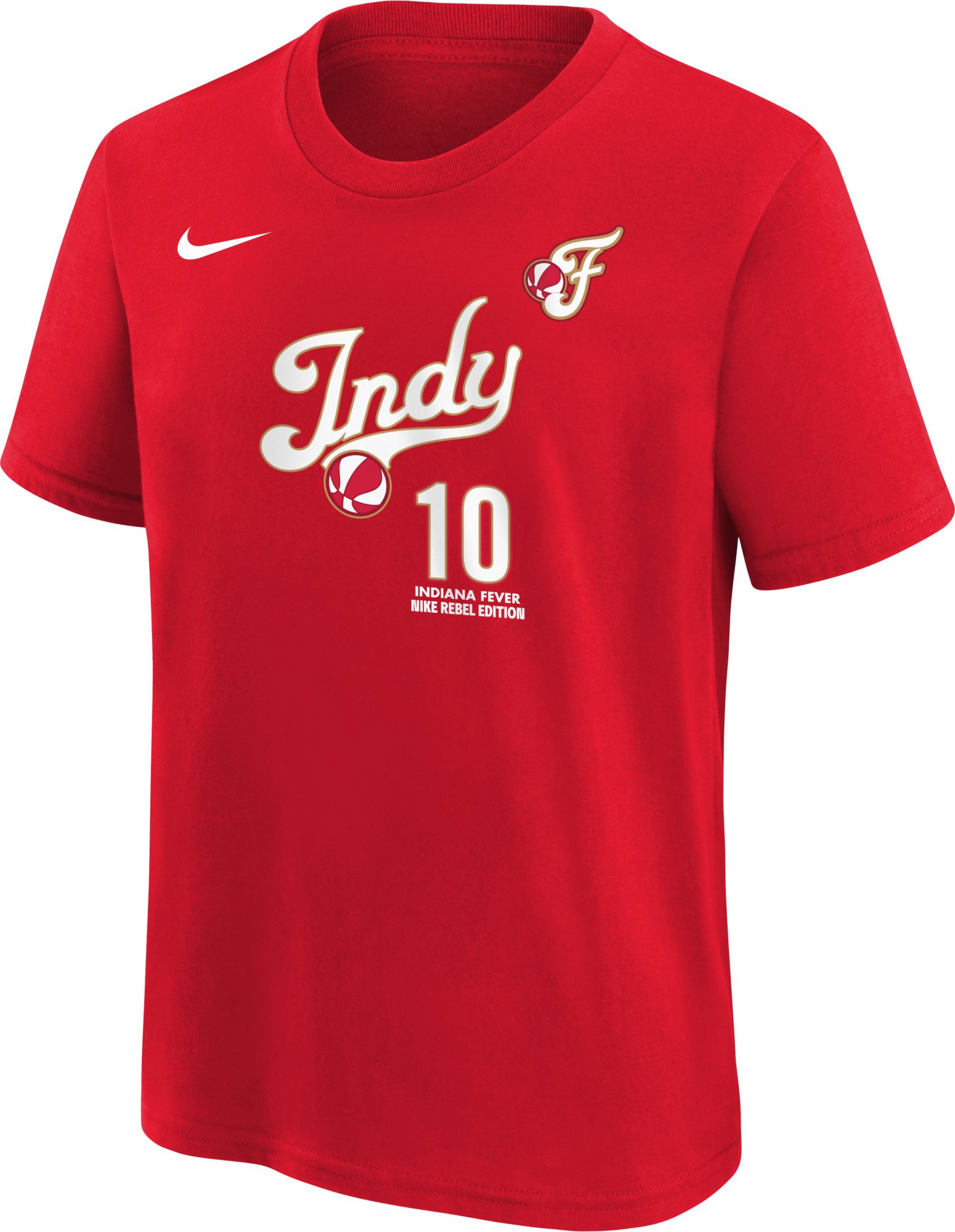 Nike Youth Indiana Fever Red Lexie Hull #10  Rebel T-Shirt product image