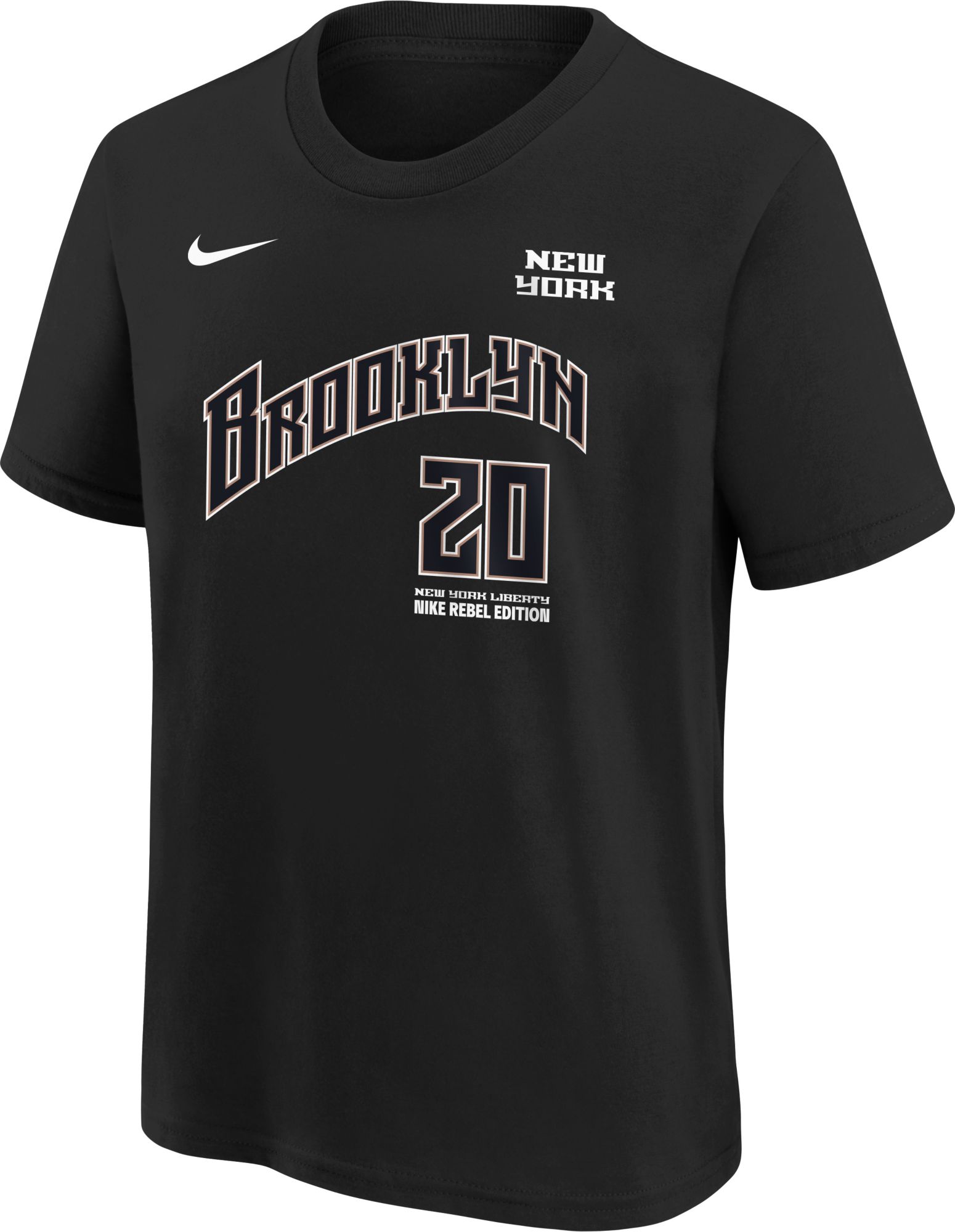Nike Youth New York Liberty Mint Sabrina Ionescu #20  Rebel T-Shirt product image