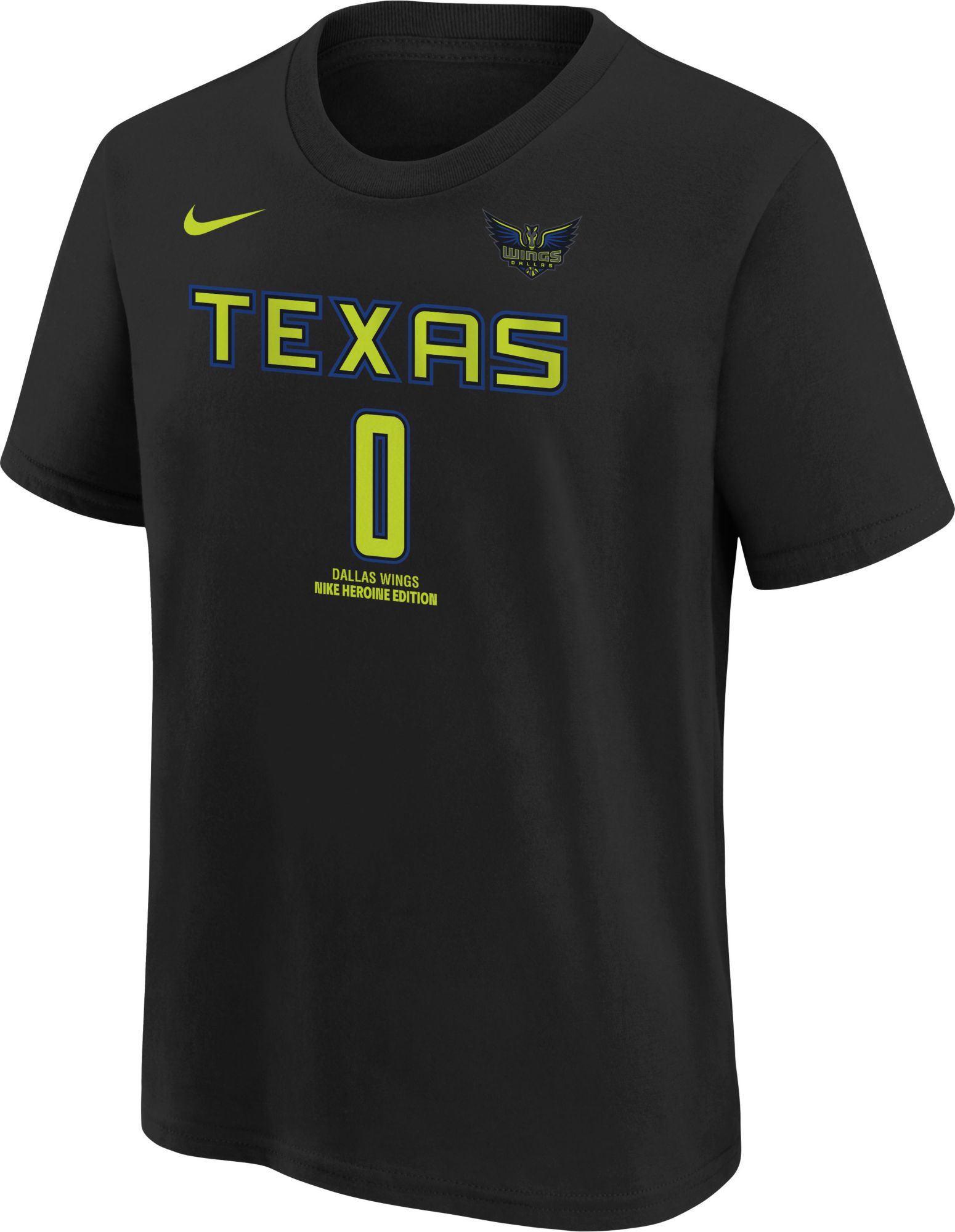 Nike Youth Dallas Wings Satou Sabally #0 Black T-Shirt