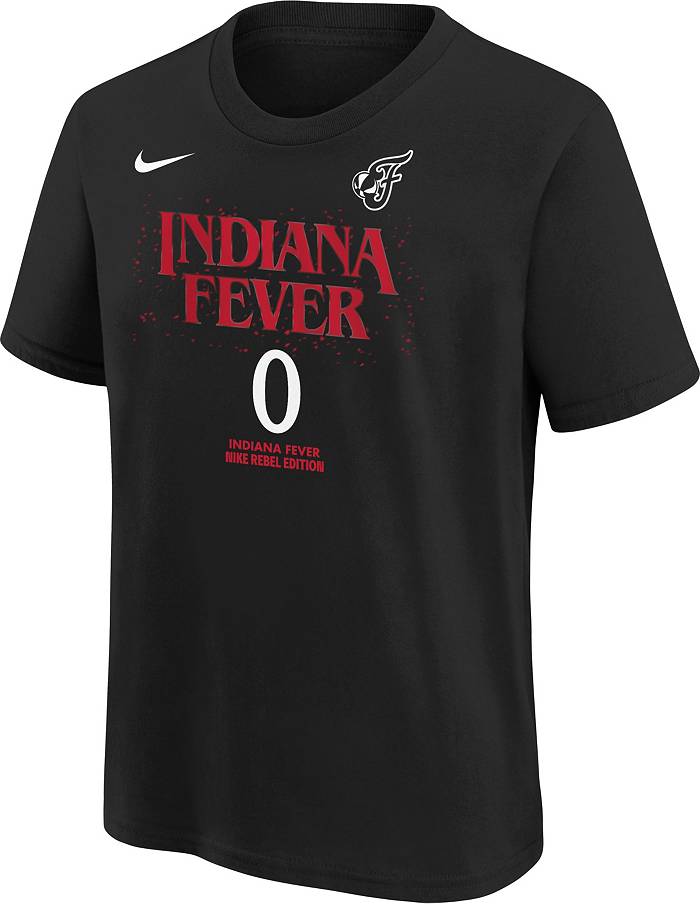 Nike Women's Indiana Fever Kelsey Mitchell #0 Black Rebel Edition