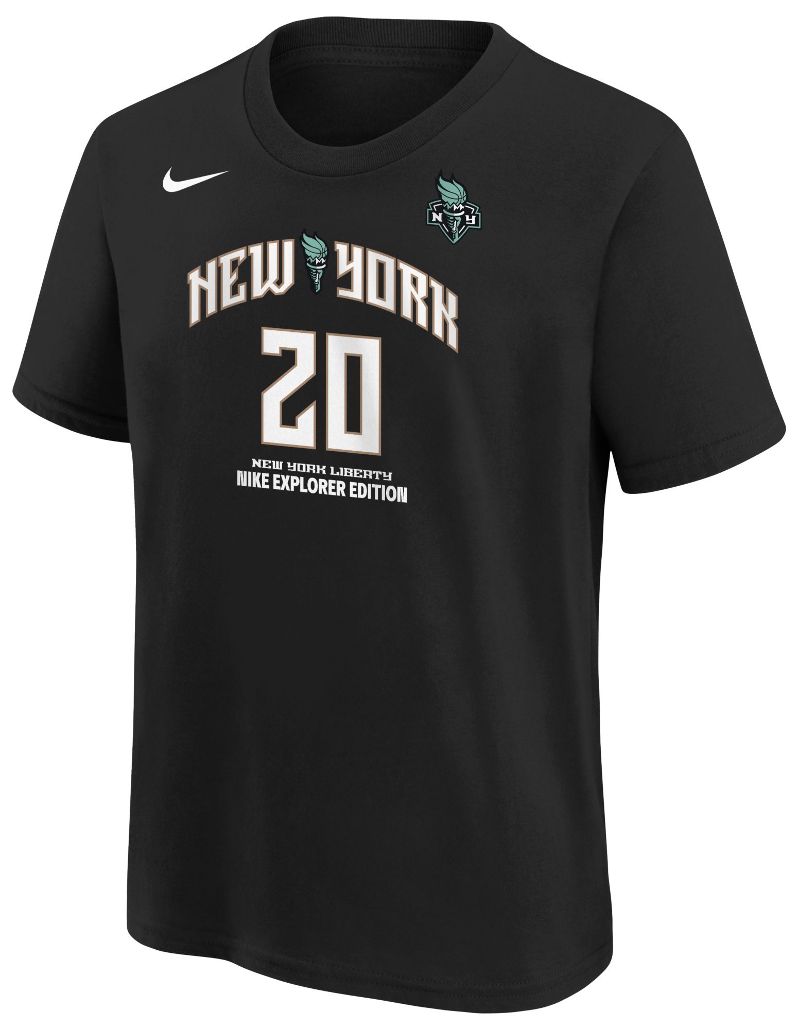 Nike Youth New York Liberty Black Sabrina Ionescu #25 Explorer T-Shirt product image