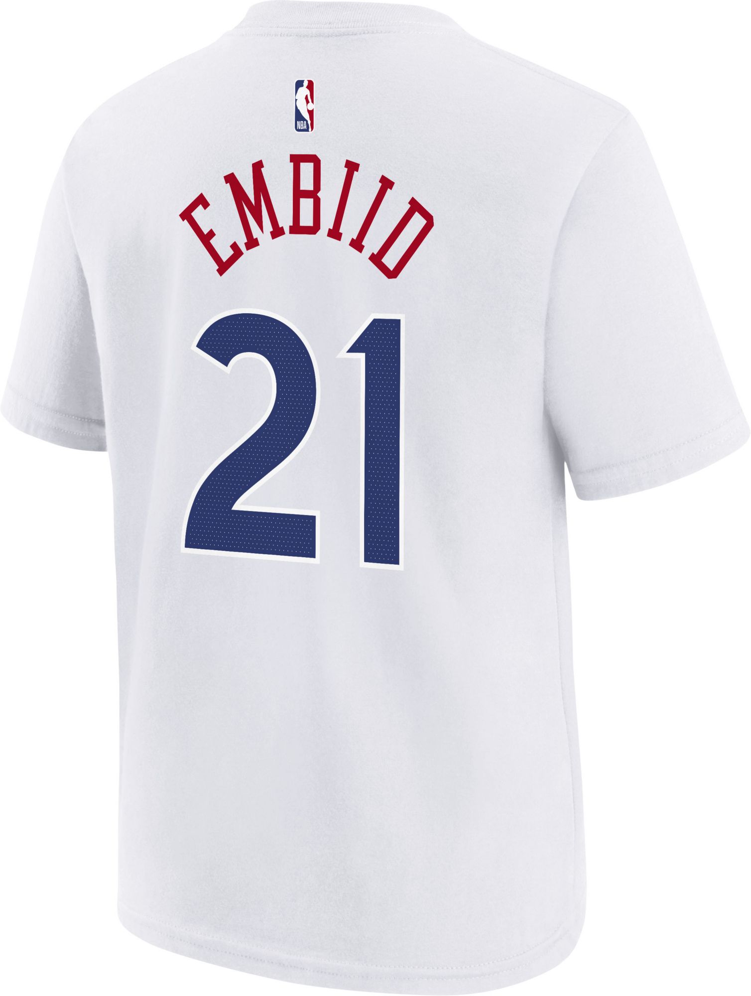 Nike Youth 2024-25 City Edition Philadelphia 76ers Joel Embiid #21 T-Shirt product image