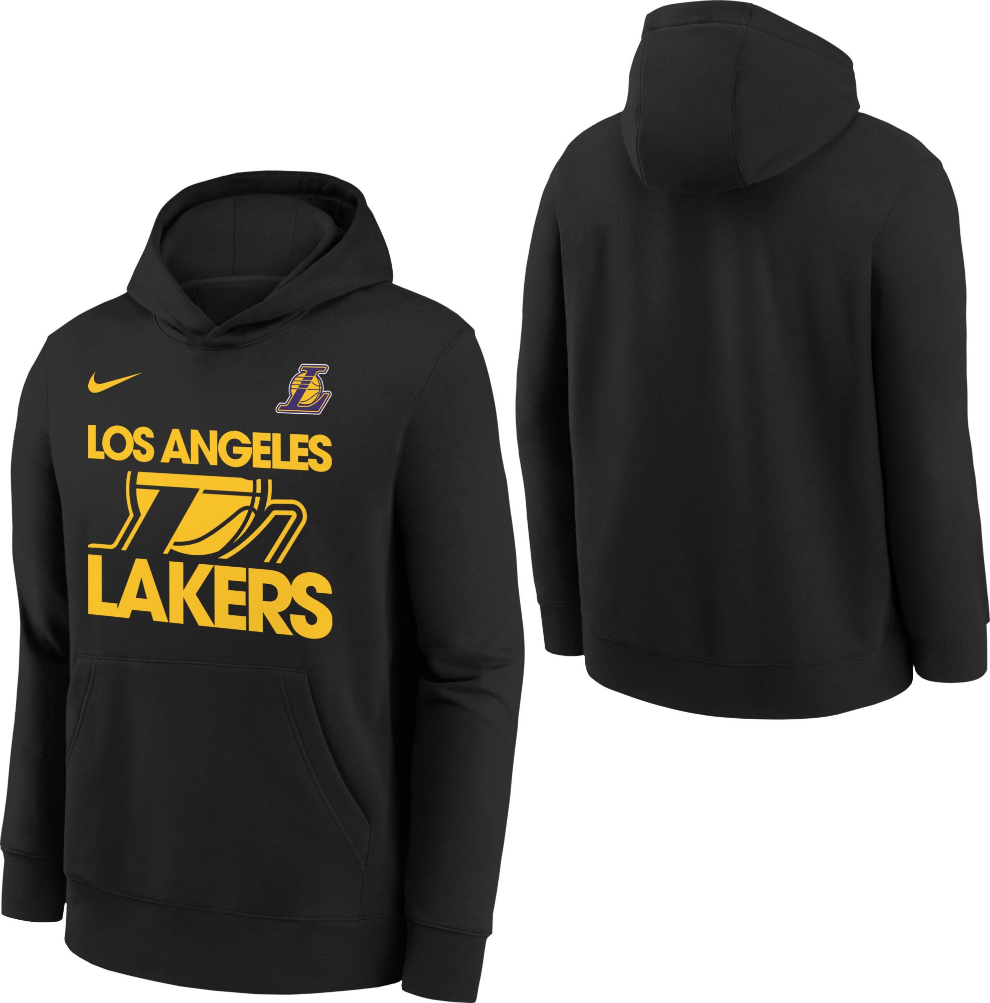 Nike Youth Los Angeles Lakers Black Tioy Pullover Hoodie product image