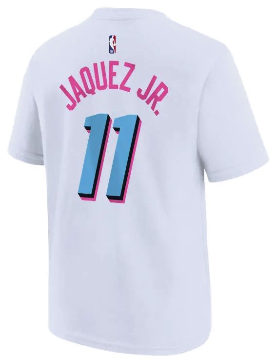 Nike Youth 2024-25 City Edition Vice Miami Heat Jaime Jaquez Jr. #11 T-Shirt product image