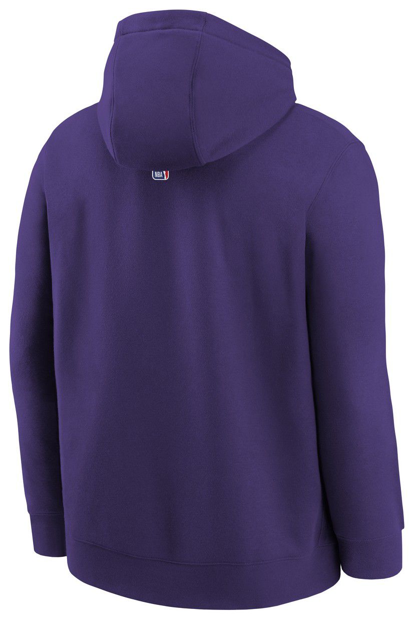 Nike Youth Phoenix Suns Purple Club Logo Fleece Pullover Hoodie product image