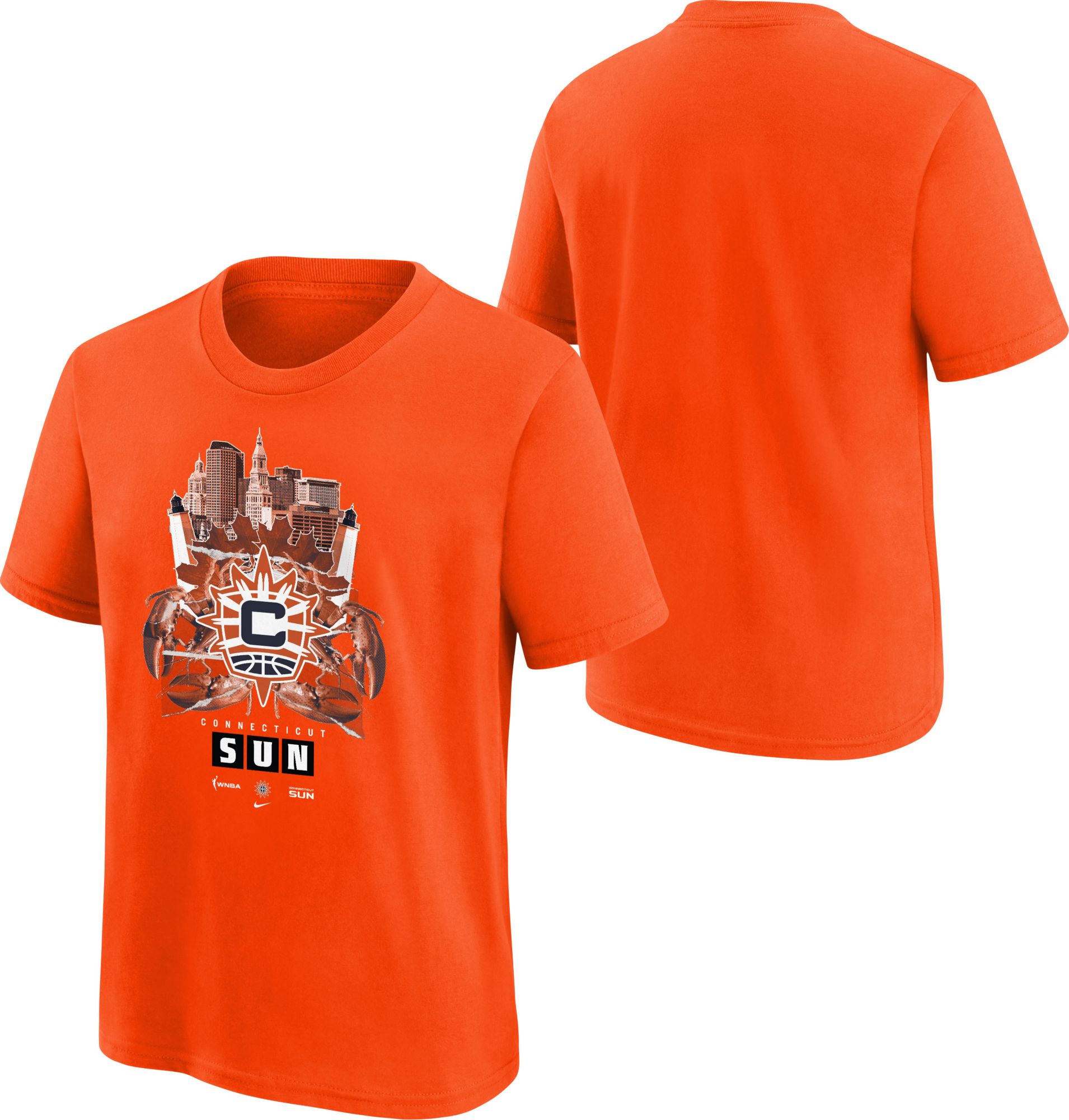 Outerstuff Youth Connecticut Sun Orange Logo T-Shirt product image