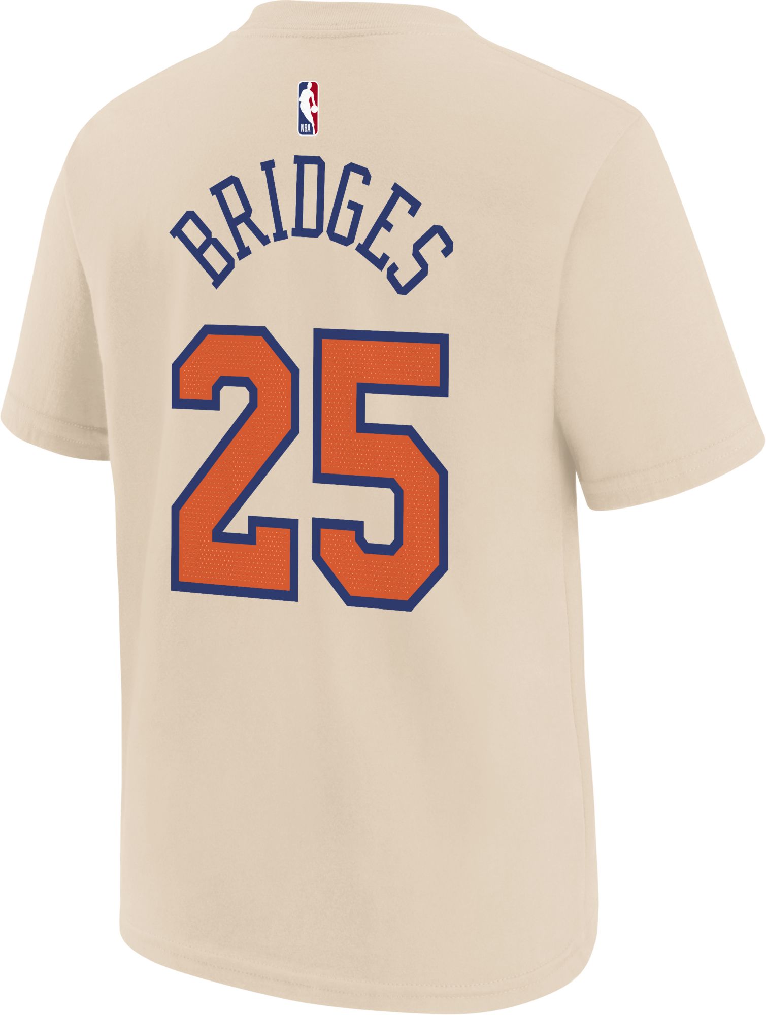 Nike Youth 2025-26 City Edition New York Knicks Mikal Bridges #25 T-Shirt product image