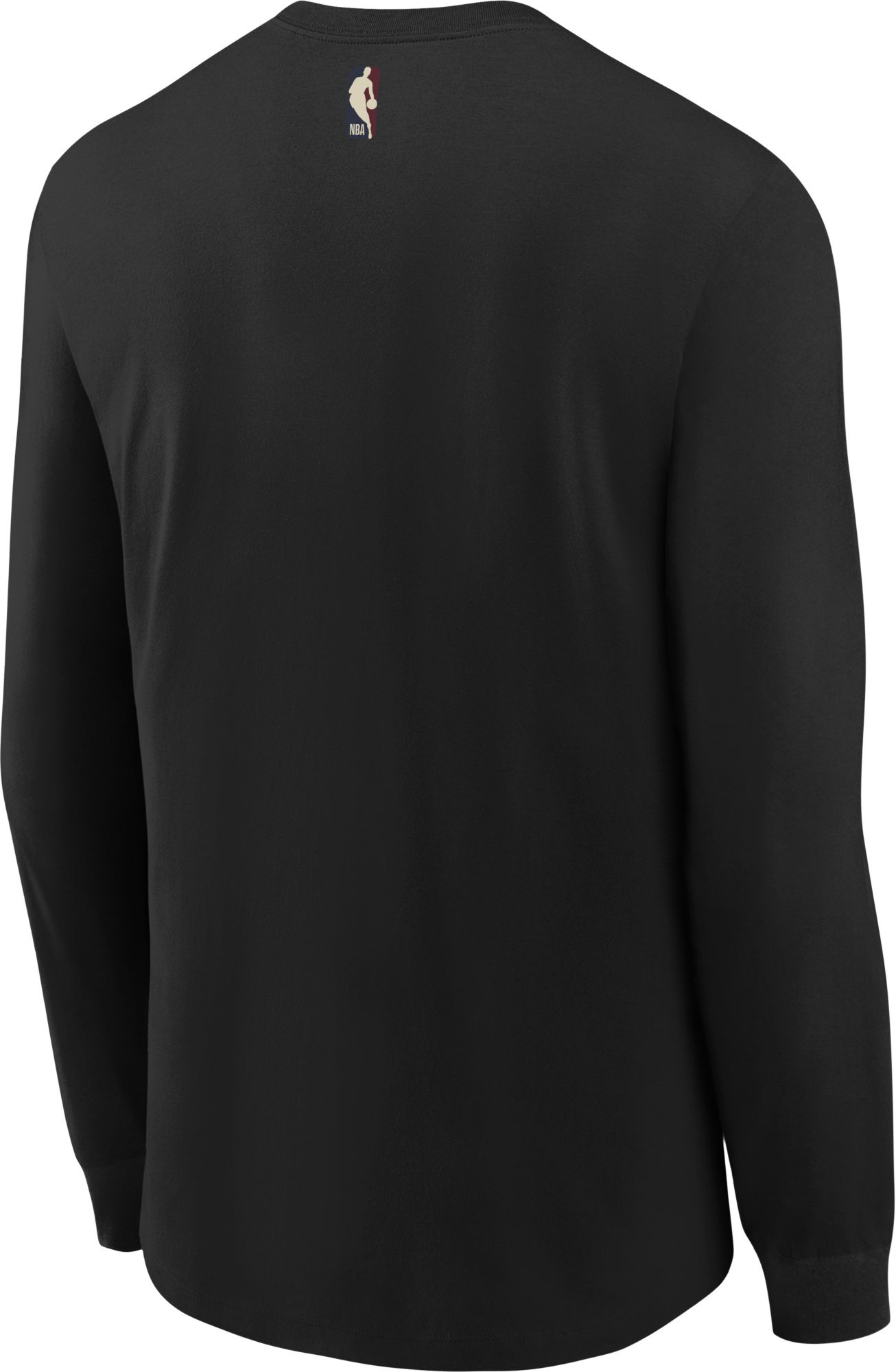 Nike Youth Minnesota Timberwolves Black Hardwood Classics Wordmark Long Sleeve Shirt product image